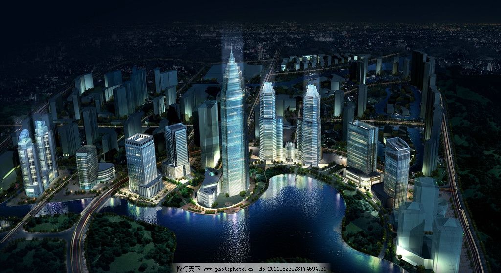 房地產樓盤效果圖PSD分層素材圖片