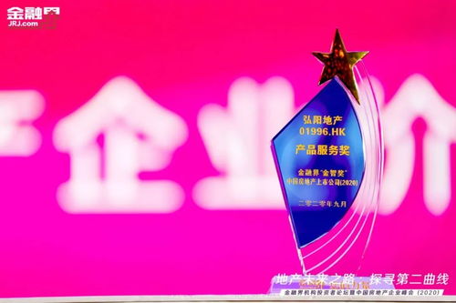 高質量,嚴要求 弘陽地產獲評 金智獎 2020中國房產上市公司產品服務獎