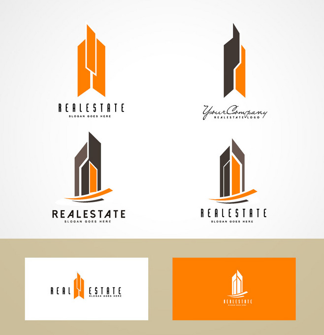 房地產(chǎn)建筑公司logo設計 筑造品牌視覺基石